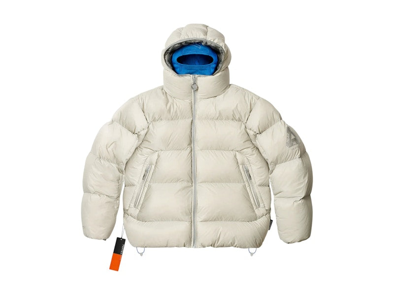 Palace Pertex Opaque Balaclava Puffer Jacket Concrete Grey