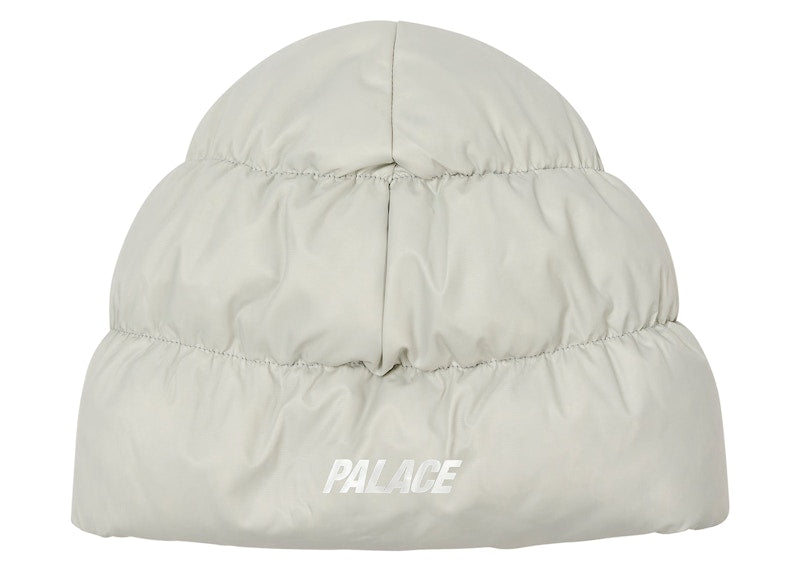 Palace Pertex Puffa Beanie (FW24) Frost Grey