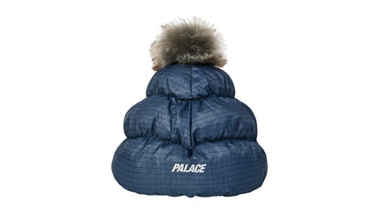 Palace Pertex Puffer Beanie Skyline Blue