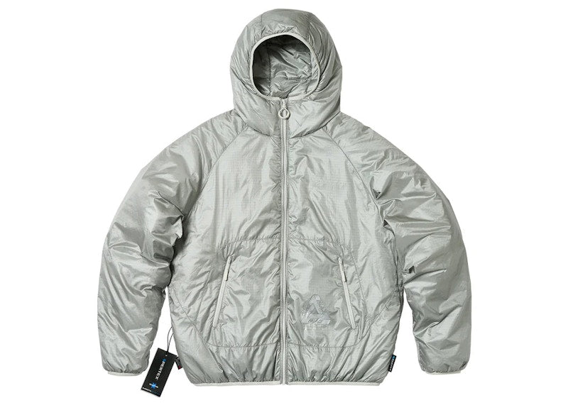 Palace Pertex Quilted Jacket Grey