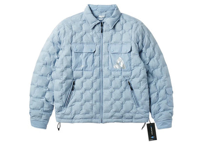 Palace Pertex Work Down Jacket Dusty Blue