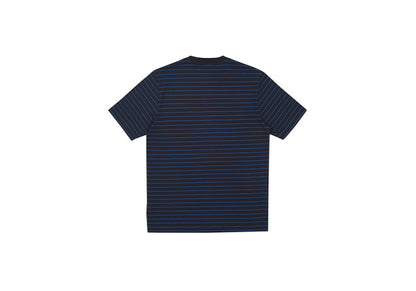 Palace Petit Stripe 220 T-shirt Black/Cyan