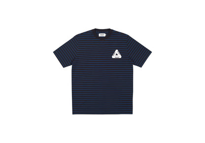 Palace Petit Stripe 220 T-shirt Black/Cyan
