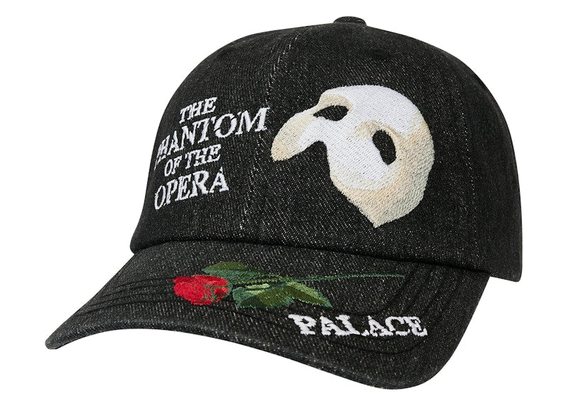 Palace Phantom Of The Opera 6-Panel Black Denim
