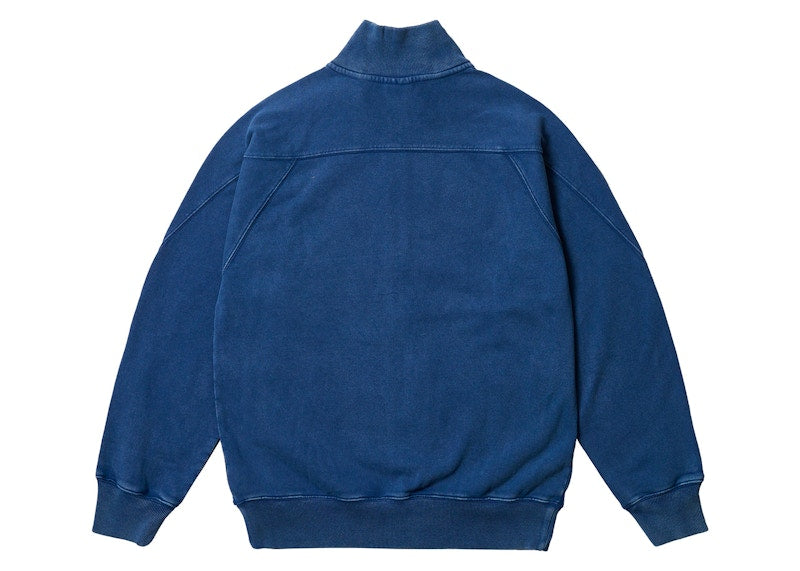 Palace Pigment Wash Palace London Zip Funnel Navy