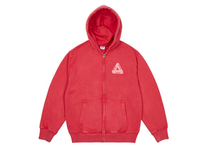 Palace Pigment Wash Tri-Ferg Hood Red