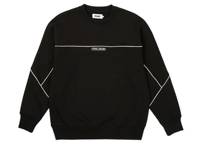 Palace Piped Crew Black