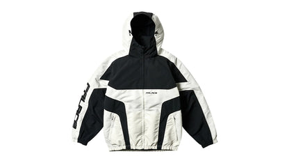 Palace Piped Hooded Shell Jacket Black