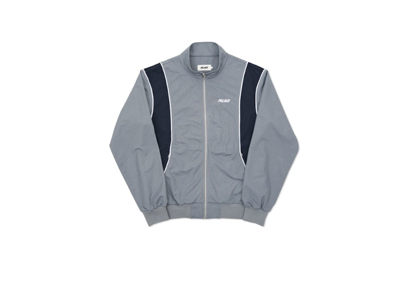 Palace Pipeline Track Top Grey