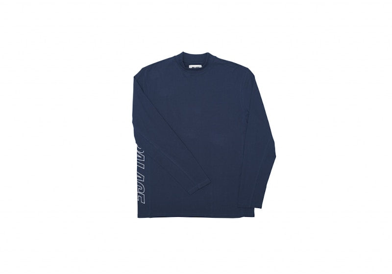 Palace Pique Paneled Longsleeve Blue