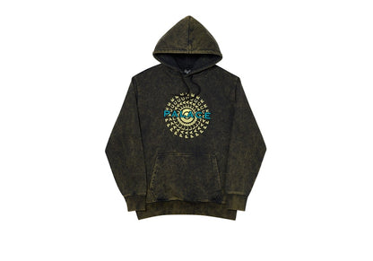 Palace Pircle Hood Black Acid Wash