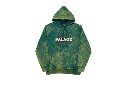 Palace Pircle Hood Green Acid Wash