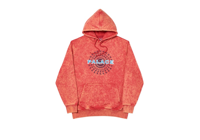 Palace Pircle Hood Pink Acid Wash