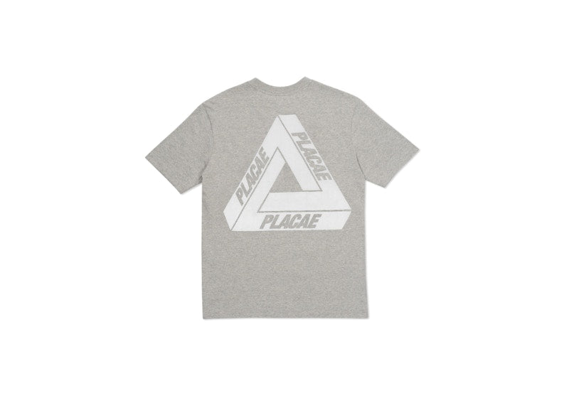 Palace Placae T-shirt Grey Marl