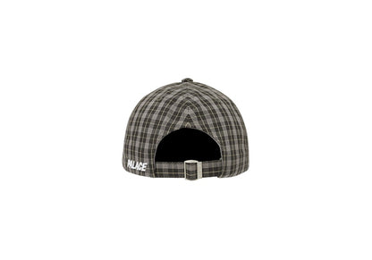 Palace Plaid P 6-Panel Black