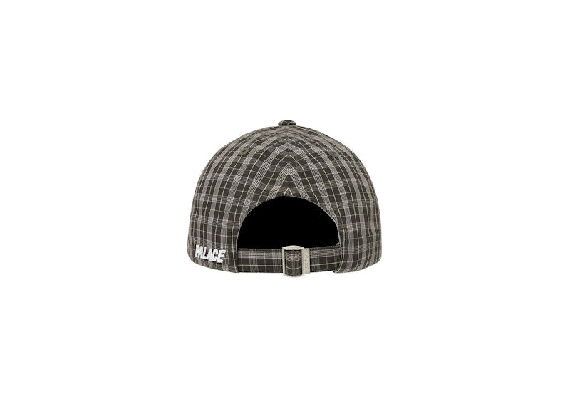 Palace Plaid P 6-Panel Black
