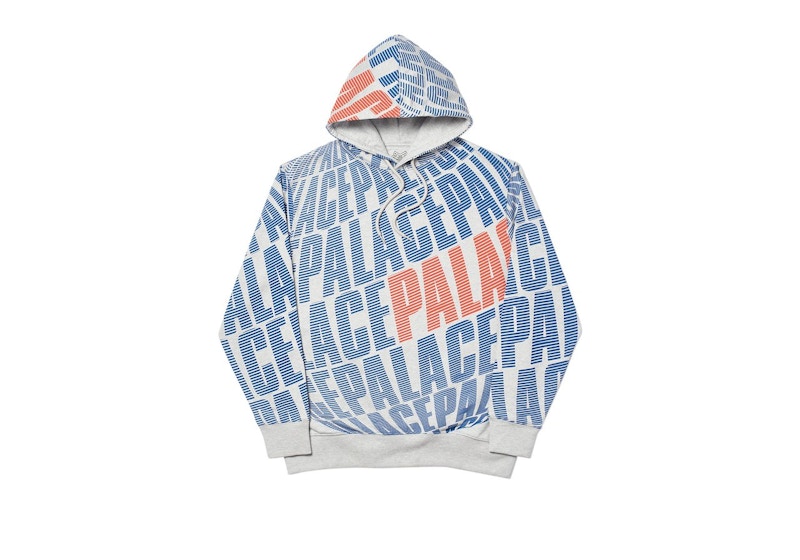 Palace Planet Palace Hood Grey Marl