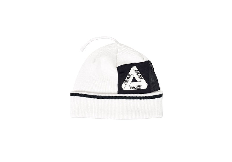 Palace Pocket Beanie White