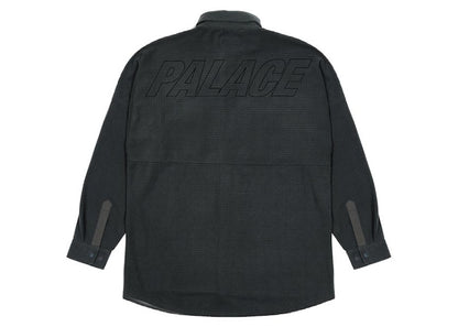 Palace Polar Grid Overshirt Black