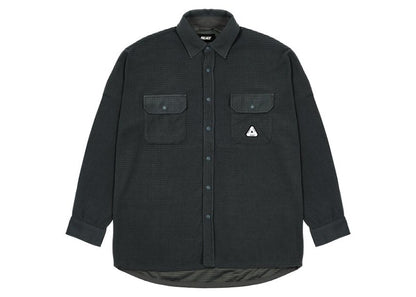 Palace Polar Grid Overshirt Black