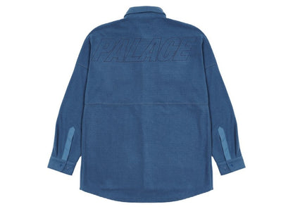 Palace Polar Grid Overshirt Navy