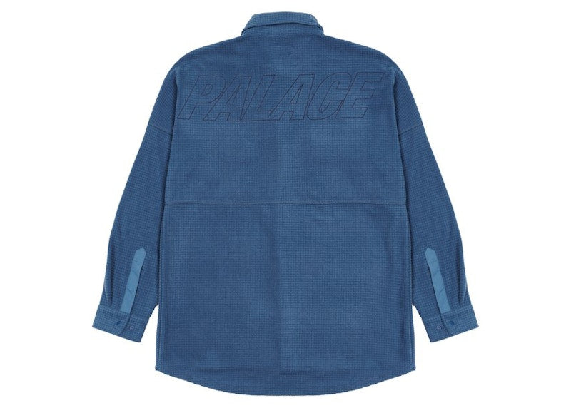 Palace Polar Grid Overshirt Navy