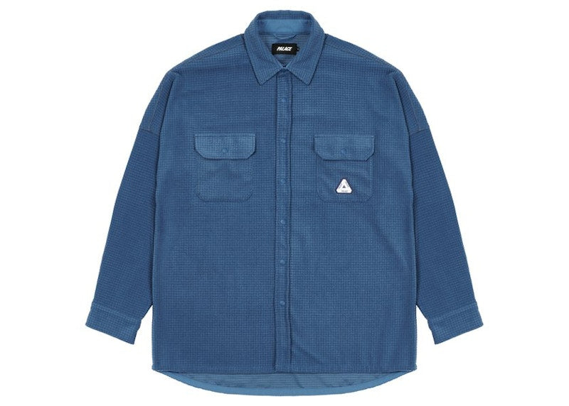 Palace Polar Grid Overshirt Navy