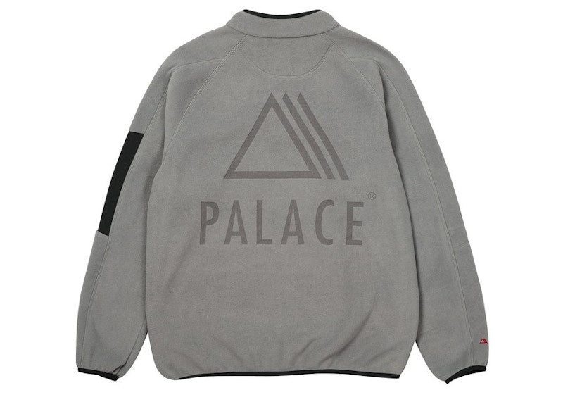 Palace Polartec 1/4 Zip Grey