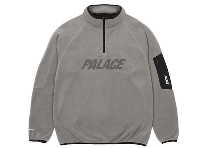 Palace Polartec 1/4 Zip Grey