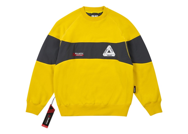 Palace Polartec 200 Crew Yellow