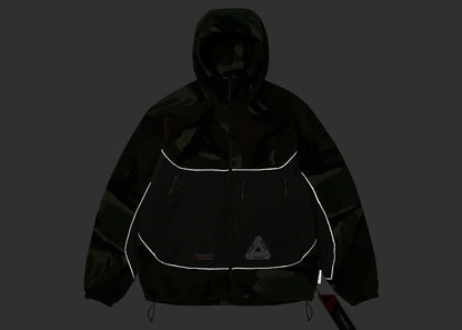 Palace Polartec 3M Hooded Jacket Woodland Camo