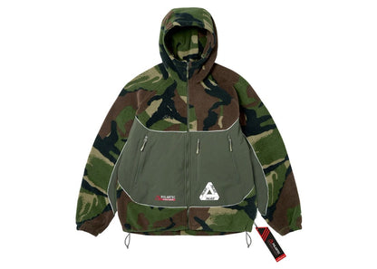 Palace Polartec 3M Hooded Jacket Woodland Camo