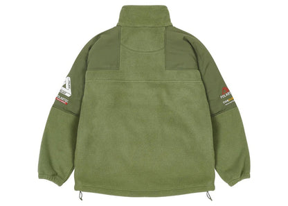 Palace Polartec Double Zip Funnel Olive