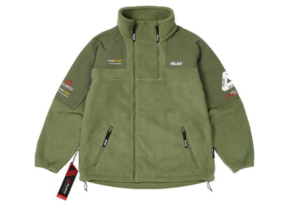 Palace Polartec Double Zip Funnel Olive