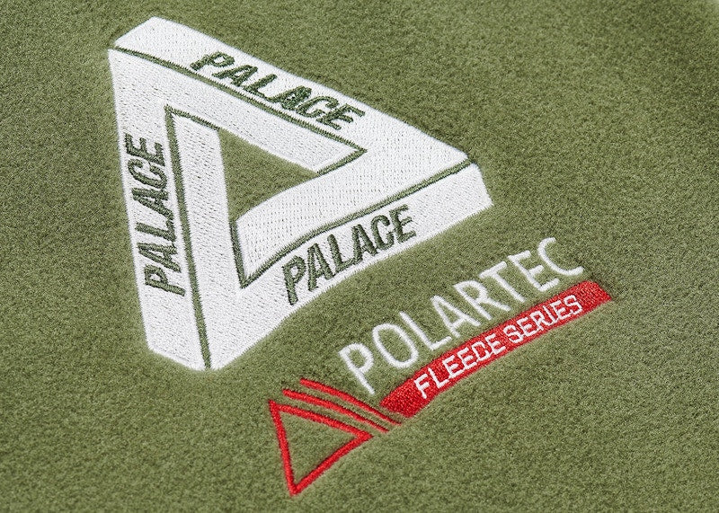 Palace Polartec Duo Fleece Jacket Olive