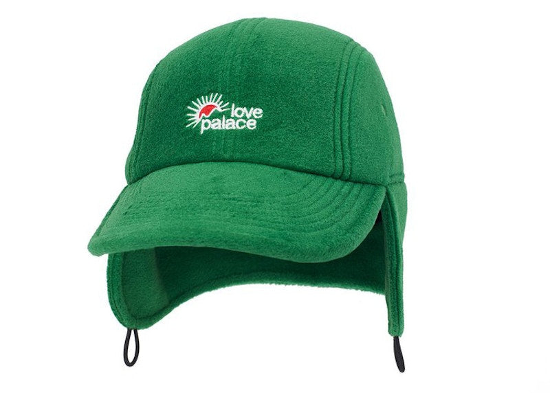 Palace Polartec Ear Flap Cap Green