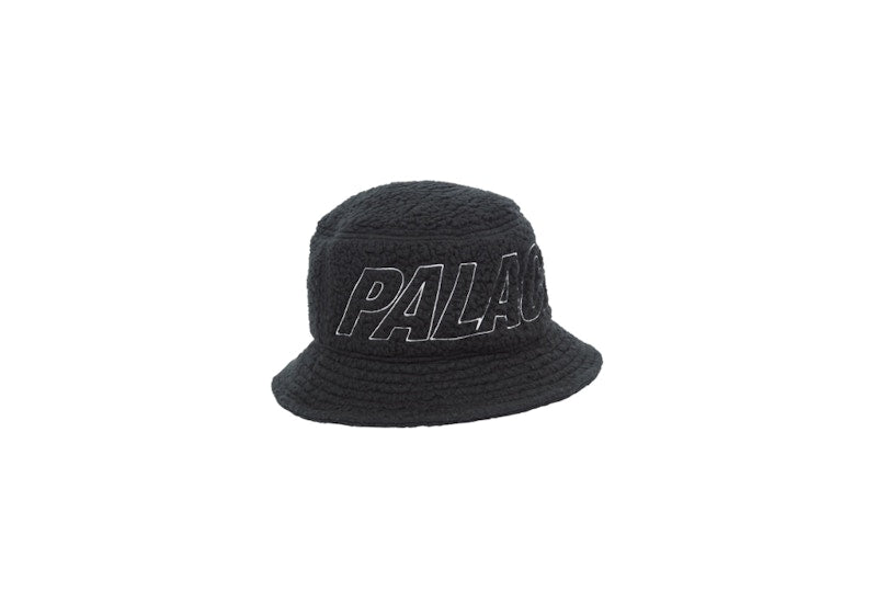 Palace Polartec Flee Bucket Hat Black