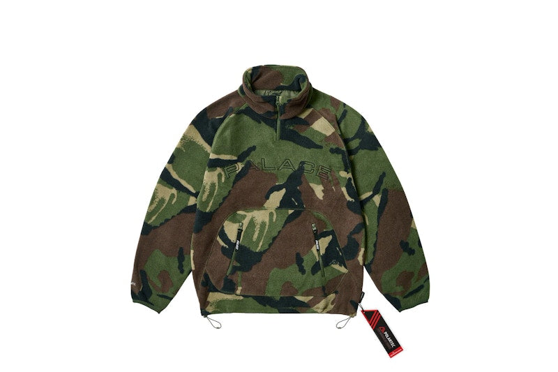 Palace Polartec Fleece Funnel Woodland Camo
