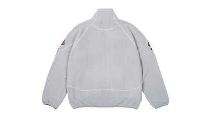 Palace Polartec Full Zip Funnel Concrete Grey