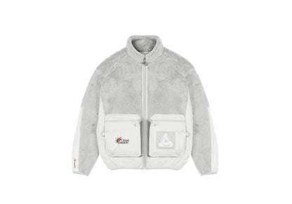 Palace Polartec High-Loft Teddy Fleece Jacket Light Grey
