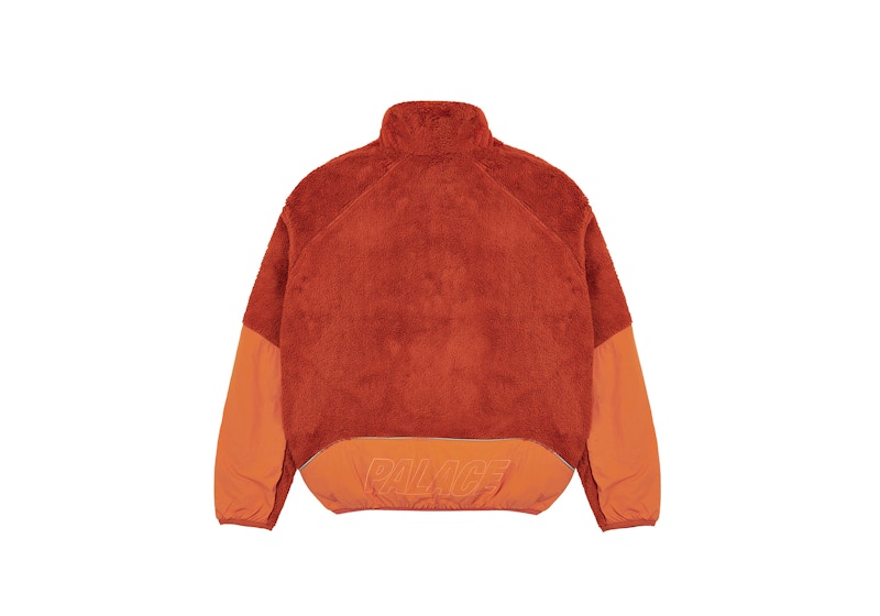 Palace Polartec High-Loft Teddy Fleece Jacket Pumpkin