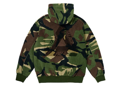 Palace Polartec Lazer Hood Woodland DPM