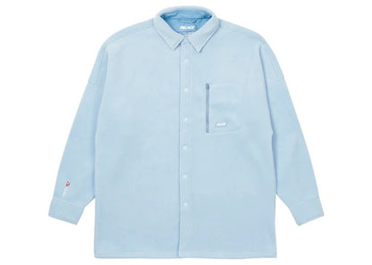 Palace Polartec Lazer Overshirt Light Blue