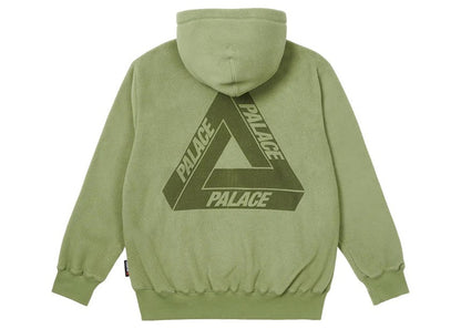 Palace Polartec Lazer Zip Hood Green