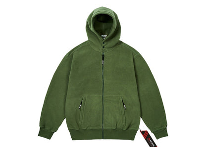 Palace Polartec Lazer Zip Hood The Deep Green