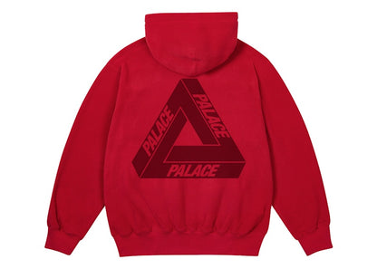 Palace Polartec Lazer Zip Hood Tomato Red