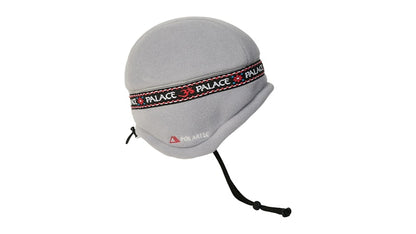 Palace Polartec Om Earflap Beanie Grey