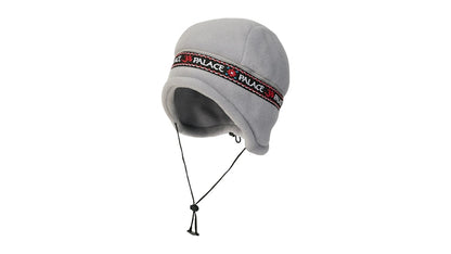 Palace Polartec Om Earflap Beanie Grey
