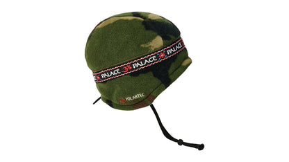 Palace Polartec Om Earflap Beanie Woodland DPM