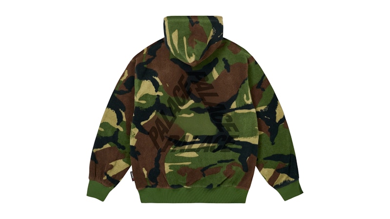 Palace Polartec P3 Hood Woodland Camo